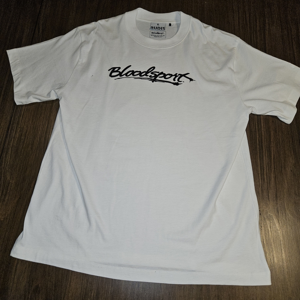Rudis White Graphic Men's T-Shirt Size XL